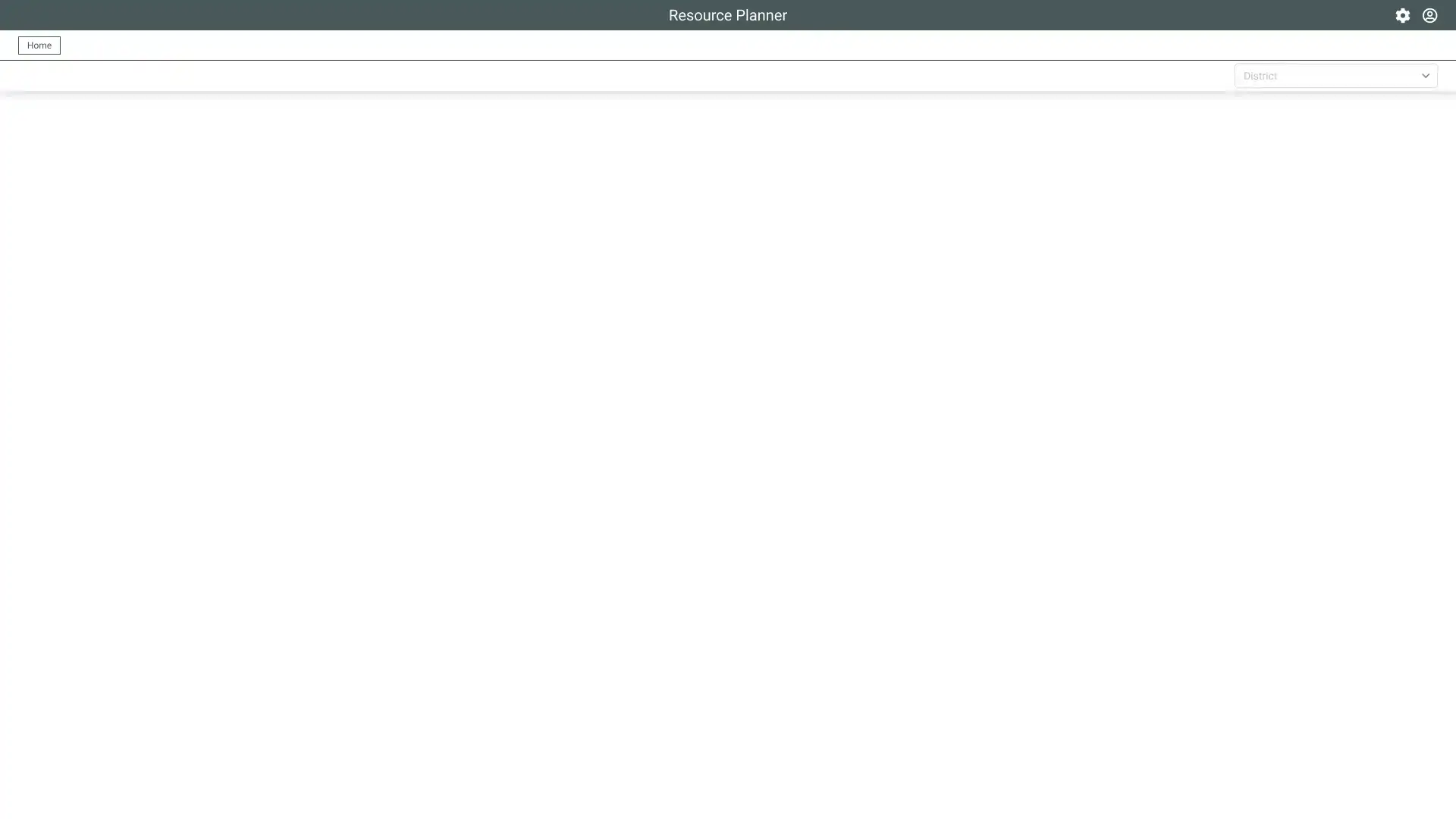 Resource Planner original homepage